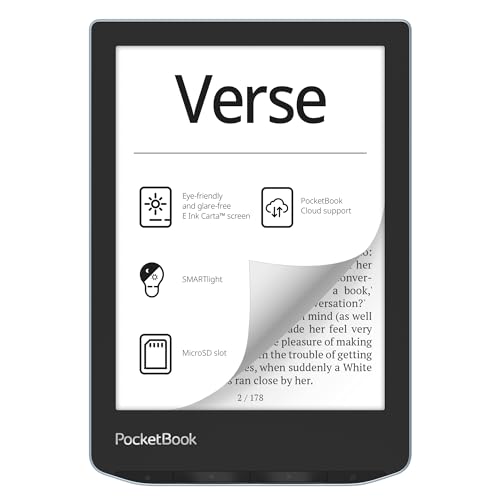 PocketBook Verse Liseuse 8 Go WiFi Noir, Bleu
